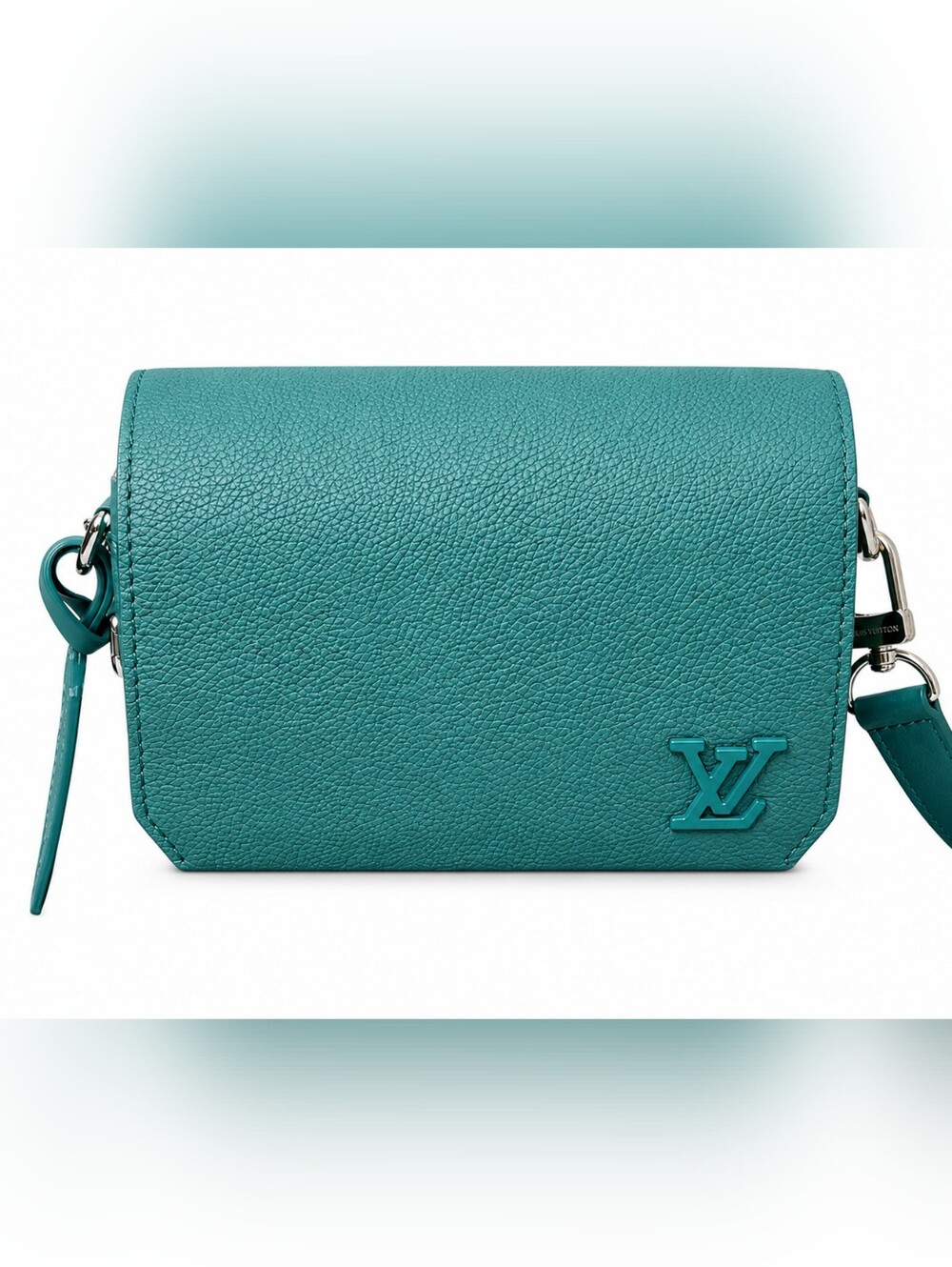 Louis Vuitton Fastline Wearable Wallet Teal Green Leather Crossbody Bag